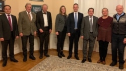 Члени організації «Народна дипломатія – Норвегія» в посольстві Росії в Осло, 2019 рік
