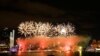 SINGAPORE -- Fireworks light up the skyline as part of the New Year's Eve celebrations in Singapore, December 31, 2018