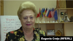 Preşedinta Asociaţiei de Nursing din Moldova, Elena Stempovscaia (captură video)