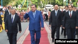 Tajik President Emomali Rahmon visits Vahdat on June 27.