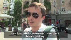 Ukrainians React To Trump's Comments On Crimea