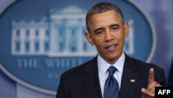 U.S. President Barack Obama speaks to the media about sequestration in Washington on March 1.