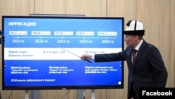 Президенттин Нарын облусундагы өкүлү Нурбек Сатаров.