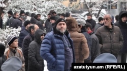 Акция протеста с требованием повторного ареста экс-депутата, отставного генерала Манвела Григоряна, Ереван, 14 января 2019 г.