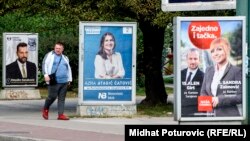 Afișe electorale la Sarajevo