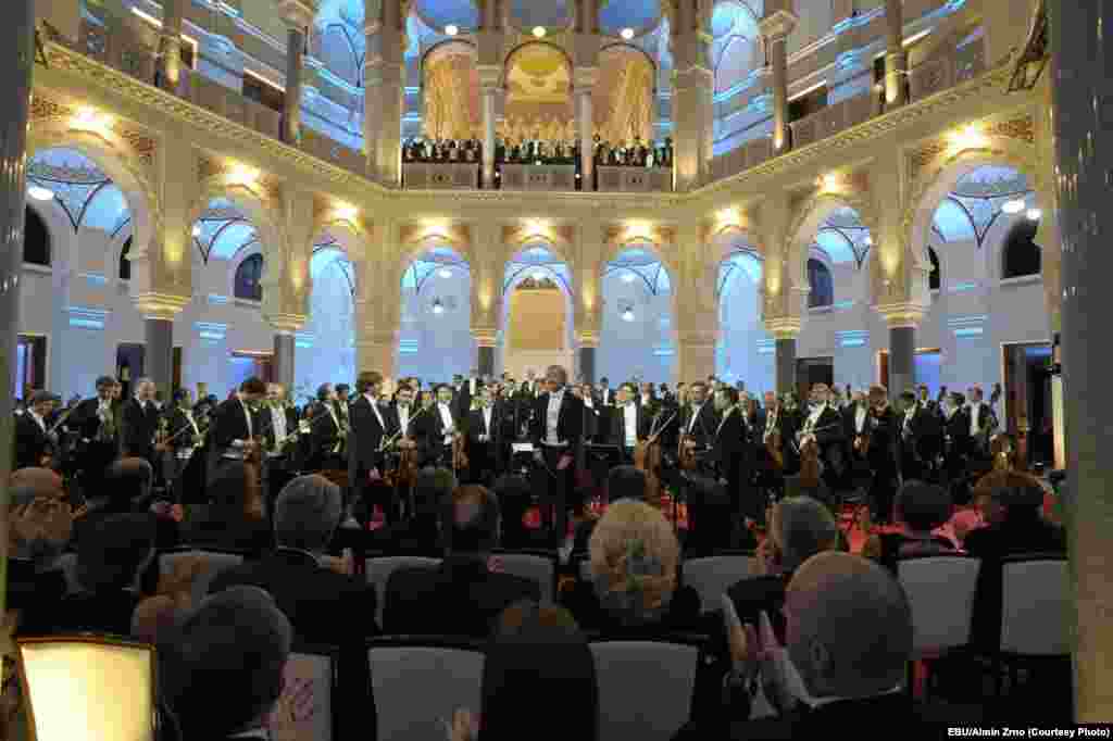 Bosnia-Herzegovina, Concert by the Vienna Philharmonic in the Sarajevo City Hall, Sarajevo 28June2014
