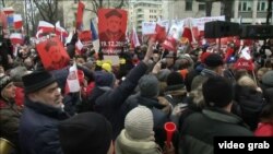 Пратэст у Варшаве