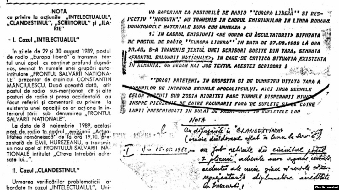 Povestea lui Alexandru Melian în dosarele Securității, istorisită de „Evenimentul zilei” în ianuarie 1993. (sursa: Wikipwedia).