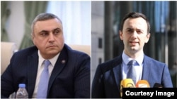 დავით მათიკაშვილი (მარცხნივ) და ლევან მახაშვილი.