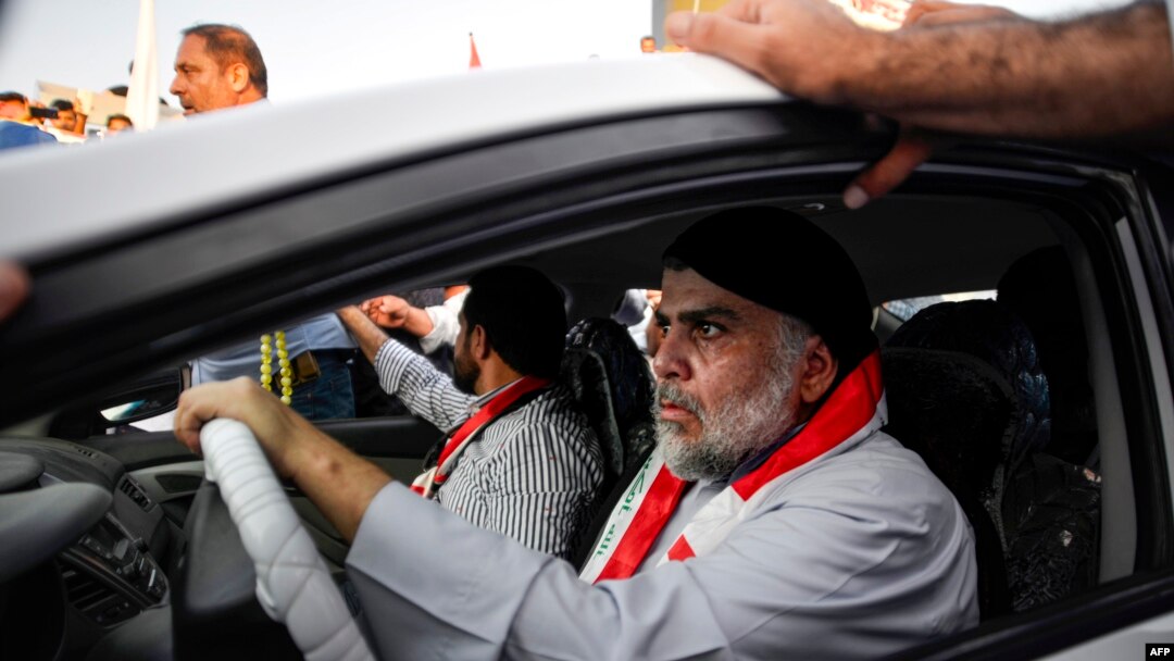 Irački šiitski imam Moqtada al-Sadr, 29. oktobar 2019.