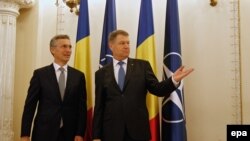 Secretarul general Nato, Jens Stoltenberg primit astăzi de președintele Klaus Iohannis la Palatul Cotroceni