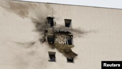 Последствия одного из налетов БПЛА. Иллюстративное фото.