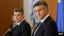 Zoran Milanović i Andrej Plenković