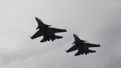 Armenia -- Newly purchased Sukhoi Su-30SM fighter jets carry out test flights at an airbase in Gyumri, December 27, 2019.