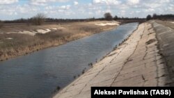 Архивное фото: вид на Северо-Крымский канал, 15 марта 2016 года