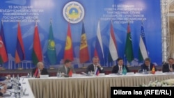 61-е совещание глав таможенных служб стран СНГ, Шымкент, 4 июня 2015 года. 