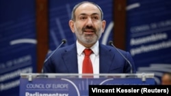 Премьер-министр Армении выступает в ПАСЕ, Страсбург, 11 апреля 2019 г․