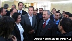 وزير التجارة الخارجية التركي ظفر جاغليان في أربيل
