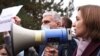 Майя Санду выступает на митинге перед своими сторонниками. Кишинев, 2 декабря 2020 года