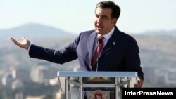 Михаил Саакашвили, Грузия президенті. Тбилиси, 6 қыркүйек 2012 жыл