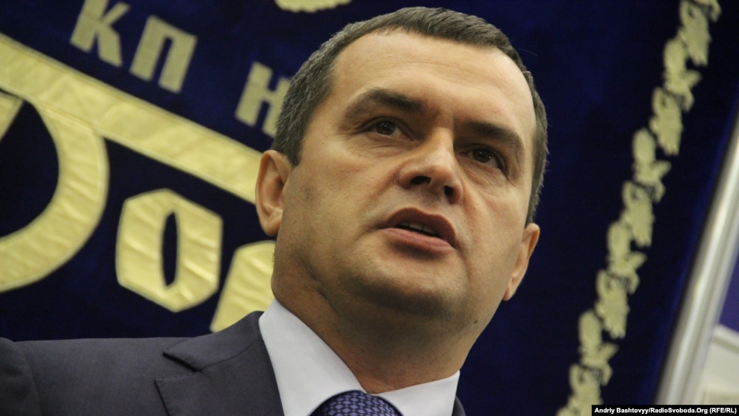 Ukrainian Interior Minister Vitaliy Zakharchenko (file photo)