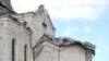 Azerbaijan - Nagorno-Karabakh - cathedral damaged in Shushi/Shusha/Susa