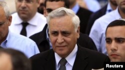 Моше Кацав после оглашения приговора Верховного суда. 10 ноября 2011 года