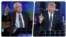US -- Combo photo of Bernie Sanders and Donald Trump
