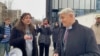 Rektor novosadskog Univerziteta Dejan Madić čiji ostavku traže studenti u blokadi od početka svog protesta, 12. decembar 2024.
