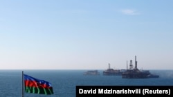 It is estimated that there are trillions of dollars' worth of hydrocarbons beneath the Caspian Sea. (file photo)