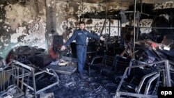 თალიბანის მიერ მოწყობილი აფეთქების ადგილი ქაბულში