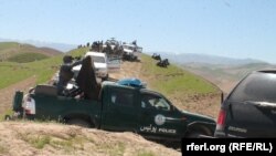 A convoy of the Afghan security forces in Sar-e Pul (file photo).