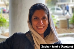 Nazanin Zaghari-Ratcliffe poses for a photo after she was released from house arrest in Tehran in March.