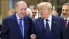 Predsednik Turske Redžep Tajip Erdoan dočekao je predsednika SAD Donalda Trampa po dolasku u vazduhoplovnu bazu blizu Ankare, 7. jula 2026. 