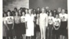 Lupta pentru pace a fost calul de bătaie al lui Ceaușescu, deși făcea parte dintre cei mai sângeroși dictatori ai epocii. La Neptun, cu copiii prezenți la un Festival al păcii. Fototeca online a comunismului românesc, cota:106/1979