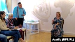 Ирада Әюпова журналистлар белән очрашуда 