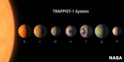 Планеты в системе TRAPPIST-1