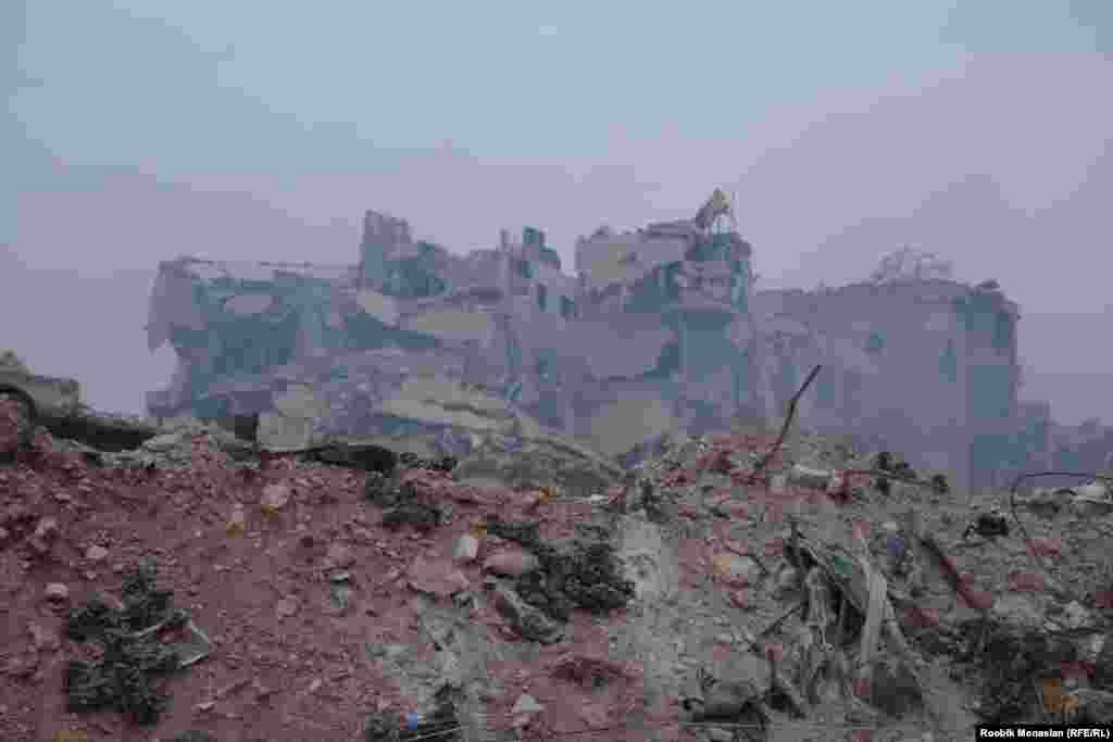 مناطقی که هفته گذشته ( اوایل ماه آذر ) به تصرف ارتش سوریه در آمدند.