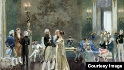 Салон Анны Павловны Шерер. Илл. Андрея Николаева.