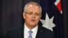 Australia's incoming Prime Minister Scott Morrison speaks at a press conference in Canberra on August 24, 2018.