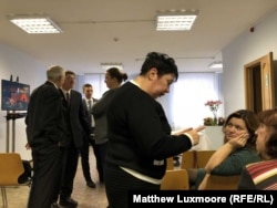 Yulia Baryayeva speaks to fellow church members at the meeting house of the Church of Jesus Christ of Latter-day Saints in Tver. "Those who know us and those who travel abroad regularly are curious about the church," says Baryayeva.