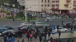 Протести в Білорусі: «Партизанський марш» у Мінську (відео)