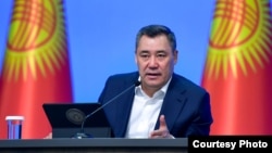 Президент Садыр Жапаров.