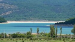 Чернореченское водохранилище, конец мая 2020 года