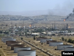 Нефтяное месторождение Баба Гургур в Киркуке, в 250 километрах к северу от Багдада. 2025 год