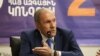 Armenia - Former President Levon Ter-Petrosian at a press-conference in Yerevan, June 10, 2021.