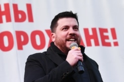 Kremlin critic Leonid Volkov (file photo)