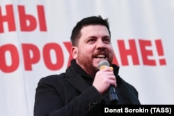 Kremlin critic Leonid Volkov (file photo)