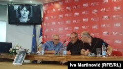 Filip Švarm, Lino Veljak i Milivoj Đilas na komemoraciji Tatjani Tagirov 