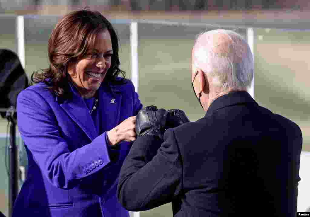 Potpredsednica i predsednik SAD Kamala Harris i Joe Biden